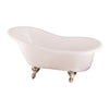Barclay Estelle 60" Premium Acrylic Slipper Freestanding Tub