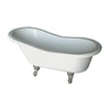 Barclay Fillmore 60" Double Acrylic Slipper Freestanding Tub