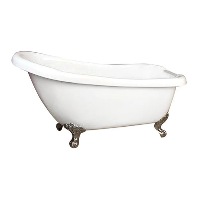 Barclay Fortuna 61" Acrylic Slipper Freestanding Tub