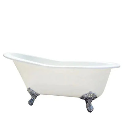 Barclay - Giselle 57" Cast Iron Slipper Freestanding Tub - CTSN57I-WH Barclay Products