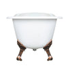 Barclay - Giselle 57" Cast Iron Slipper Freestanding Tub - CTSN57I-WH Barclay Products