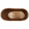 Barclay - Gitali 68" Slipper Copper Tub - COTSN68-AC-AC Barclay Products