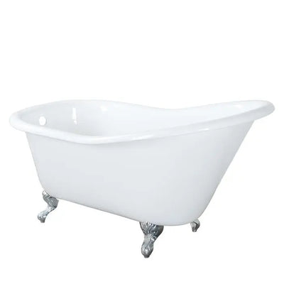 Barclay - Grayson 57" Cast Iron Slipper Freestanding Tub - CTSN57-WH Barclay Products