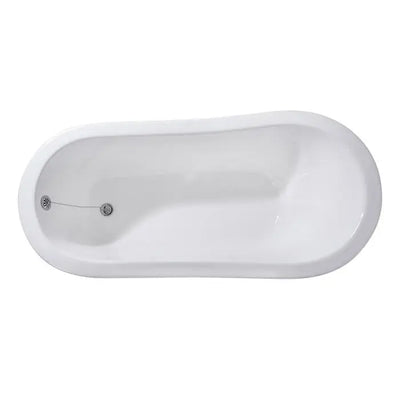 Barclay - Grayson 57" Cast Iron Slipper Freestanding Tub - CTSN57-WH Barclay Products