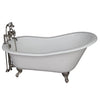 Barclay Griffin 61″ Cast Iron Slipper Tub Kit