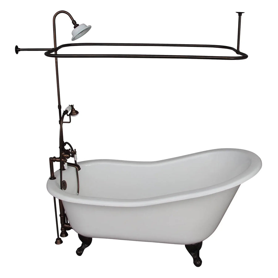 Barclay Griffin 61″ Cast Iron Slipper Tub Kit