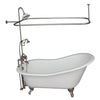 Barclay Griffin 61″ Cast Iron Slipper Tub Kit