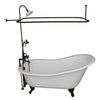 Barclay Griffin 61″ Cast Iron Slipper Tub Kit