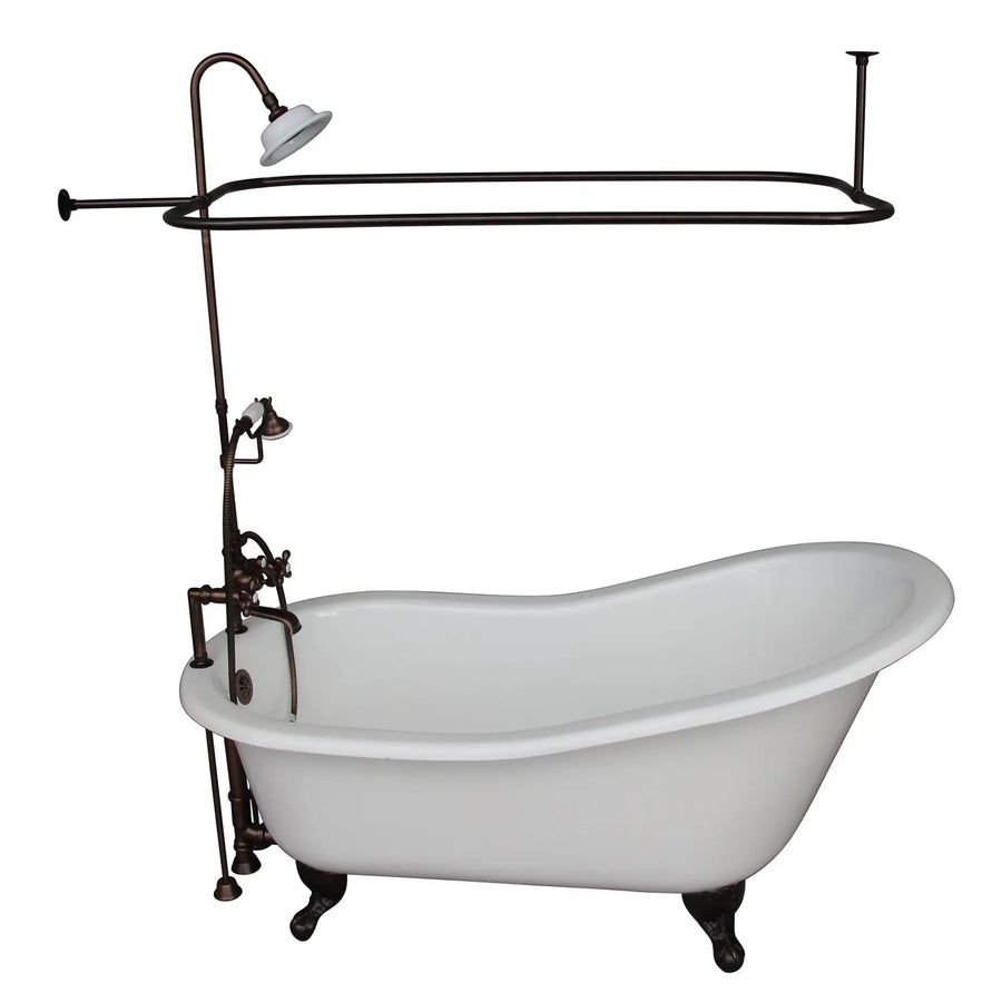 Barclay Griffin 61″ Cast Iron Slipper Tub Kit