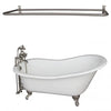 Barclay Griffin 61″ Cast Iron Slipper Tub Kit