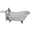 Barclay Griffin 61″ Cast Iron Slipper Tub Kit - No Holes