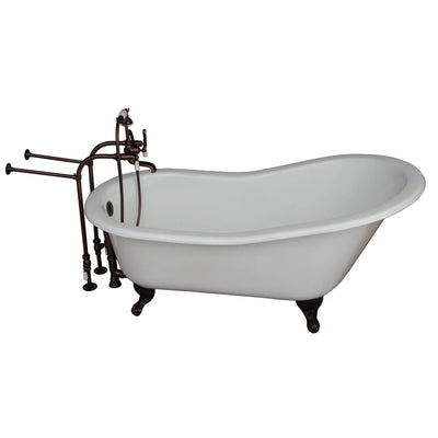 Barclay Griffin 61″ Cast Iron Slipper Tub Kit - No Holes