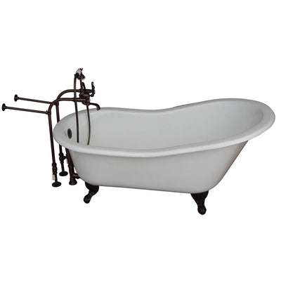 Barclay Griffin 61″ Cast Iron Slipper Tub Kit - No Holes