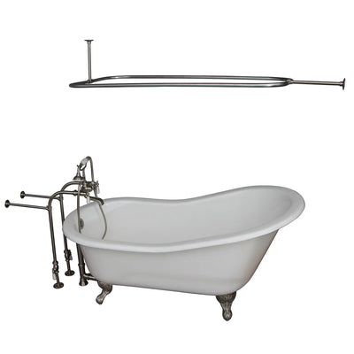 Barclay Griffin 61″ Cast Iron Slipper Tub Kit - No Holes