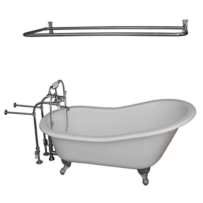 Barclay Griffin 61″ Cast Iron Slipper Tub Kit - No Holes