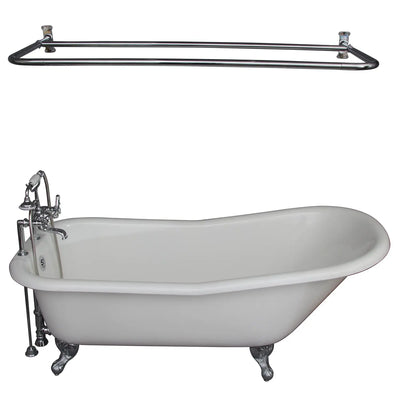 Barclay Icarus 67″ Cast Iron Slipper Tub Kit