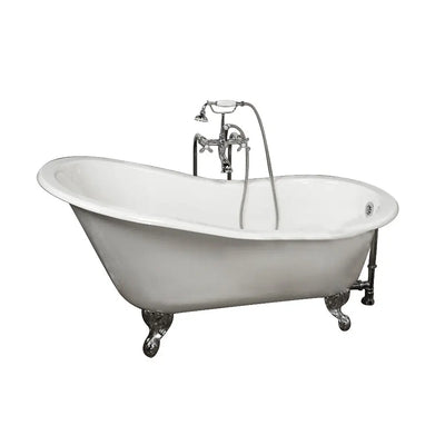 Barclay Icarus 67″ Cast Iron Slipper Tub Kit - No Holes