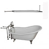 Barclay Icarus 67″ Cast Iron Slipper Tub Kit - No Holes