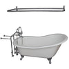 Barclay Icarus 67″ Cast Iron Slipper Tub Kit - No Holes Barclay Products