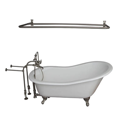 Barclay Icarus 67″ Cast Iron Slipper Tub Kit - No Holes Barclay Products