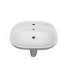 Barclay Illusion 600 Pedestal Lavatory Bathroom Sink Barclay Products