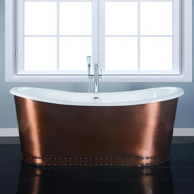 Barclay - Isabella 59" Cast Iron Bateau Tub PRICE UPON REQUEST - CTBATN59-SAC Barclay Products