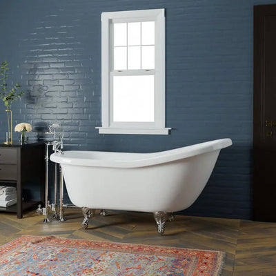 Barclay Isadora Acrylic Slipper Freestanding Bathtub Barclay Products