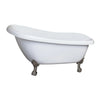 Barclay Leandro 67" Acrylic Slipper Freestanding Clawfoot Tub