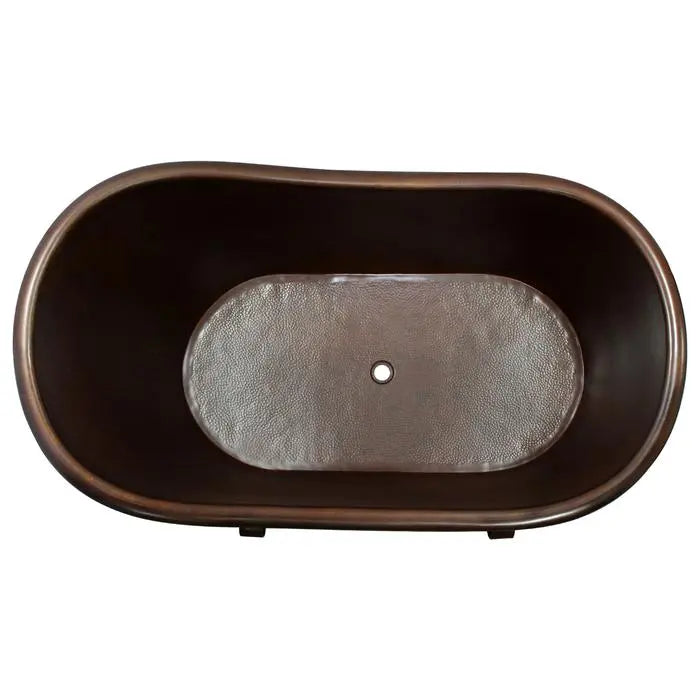 Barclay - Lilith 67" Slipper Copper Freestanding Tub - COTSN66RB-MF