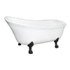 Barclay Livingstone 68" Acrylic Slipper Freestanding Tub