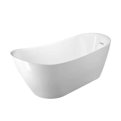 Barclay - Lovina 66" Acrylic Slipper Tub with Integral Drain and Overflow - ATSN66EIG Barclay Products