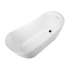 Barclay - Lovina 66" Acrylic Slipper Tub with Integral Drain and Overflow - ATSN66EIG Barclay Products