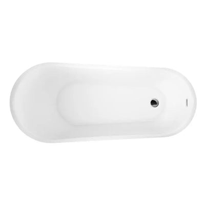 Barclay - Lovina 66" Acrylic Slipper Tub with Integral Drain and Overflow - ATSN66EIG Barclay Products