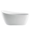 Barclay - Lucinda 66" Acrylic Slipper Tub with Integral Drain and Overflow - ATSN66FIG Barclay Products