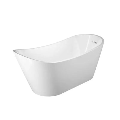 Barclay - Malinda 65" Acrylic Slipper Tub with Integral Drain and Overflow - ATFSN67SIG Barclay Products