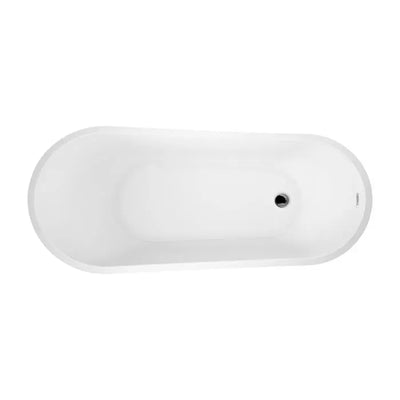 Barclay - Malinda 65" Acrylic Slipper Tub with Integral Drain and Overflow - ATFSN67SIG Barclay Products