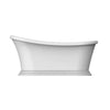 Barclay - Mallory 68" Acrylic Slipper Tub with Integrated Drain and Overflow - ATSN68BIG Barclay Products