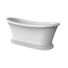 Barclay - Mallory 68" Acrylic Slipper Tub with Integrated Drain and Overflow - ATSN68BIG Barclay Products