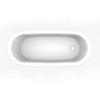 Barclay - Mallory 68" Acrylic Slipper Tub with Integrated Drain and Overflow - ATSN68BIG Barclay Products