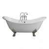 Barclay Marshall 71″ Cast Iron Double Slipper Clawfoot Tub Kit