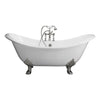 Barclay Marshall 71″ Cast Iron Double Slipper Clawfoot Tub Kit