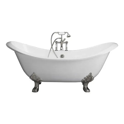 Barclay Marshall 71″ Cast Iron Double Slipper Clawfoot Tub Kit