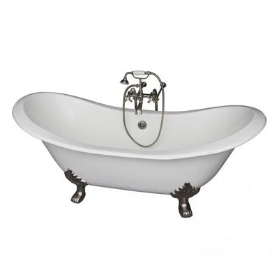 Barclay Marshall 71″ Cast Iron Double Slipper Clawfoot Tub Kit