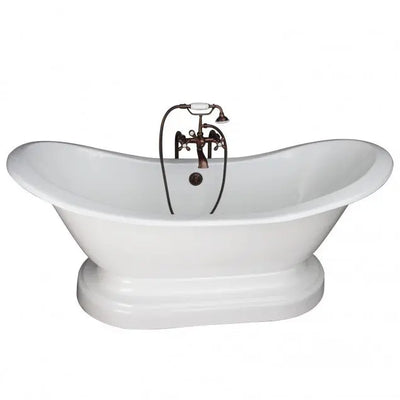 Barclay Marshall 71″ Cast Iron Double Slipper Tub Kit