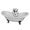 Barclay Marshall 71″ Cast Iron Double Slipper Tub Kit