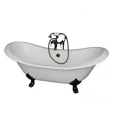 Barclay Marshall 71″ Cast Iron Double Slipper Tub Kit