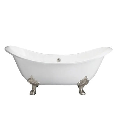 Barclay - Marshall 72" Cast Iron Double Slipper Tub - CTDSN-WH Barclay Products