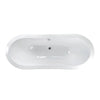 Barclay - Marshall 72" Cast Iron Double Slipper Tub - CTDSN-WH Barclay Products