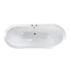 Barclay - Marshall 72" Cast Iron Double Slipper Tub - CTDSN-WH Barclay Products