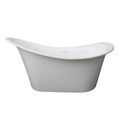 Barclay - Maxine 69" Acrylic Slipper Tub with Integral Drain and Overflow - ATFSN69AIG Barclay Products